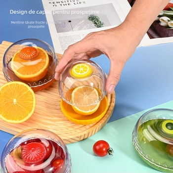 Cutie Crisper pentru fructe și legume, formă neregulată, material AS, strat unic, depozitare sigilată