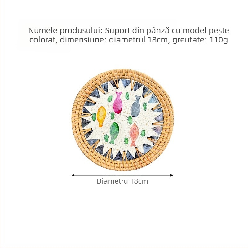Set de plăci de masă și suporturi din scoică perlată, model marmură, formă rotundă și pătrată, covoraș de masă rezistent la temperaturi înalte