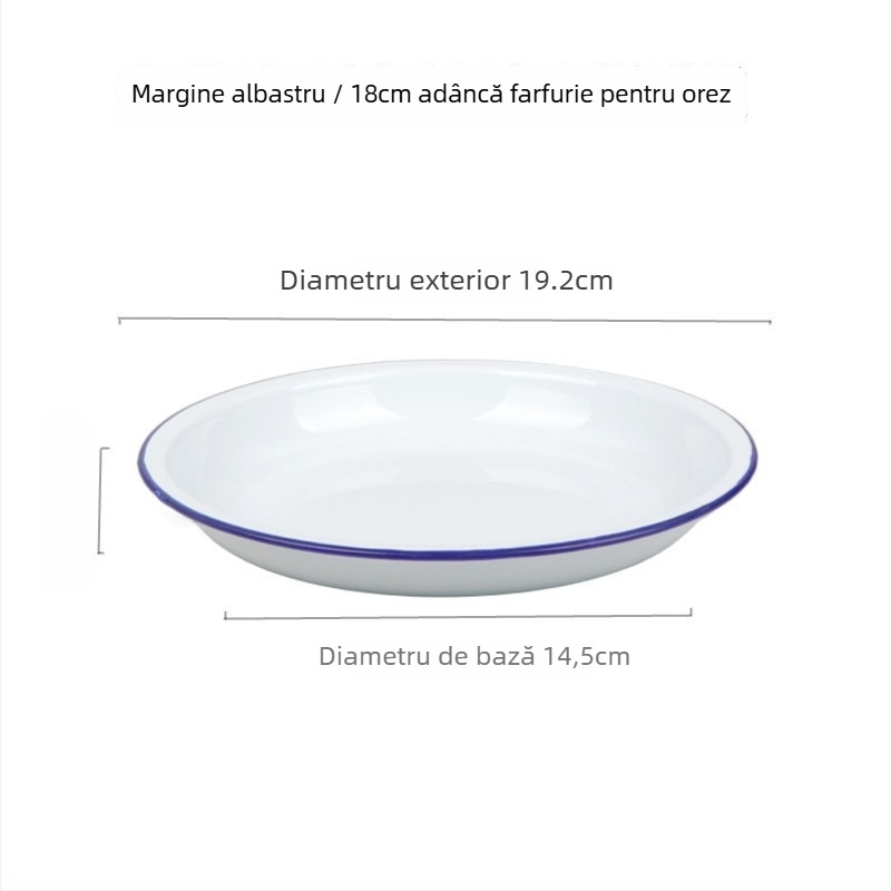 Vas rotund din porțelan, culoare solidă, stil japonez, suprafață sub glazură
