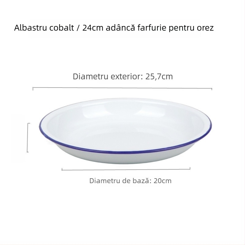 Vas rotund din porțelan, culoare solidă, stil japonez, suprafață sub glazură