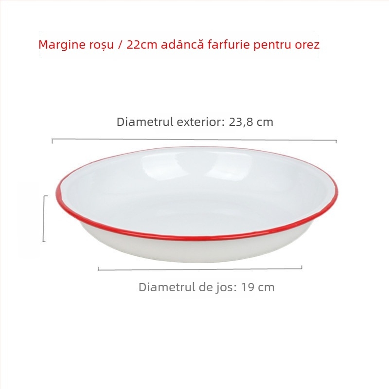 Vas rotund din porțelan, culoare solidă, stil japonez, suprafață sub glazură