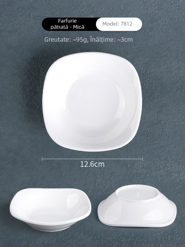 Farfurie rotundă pentru sosuri, material floare de mătase, model 69850, utilizare generală