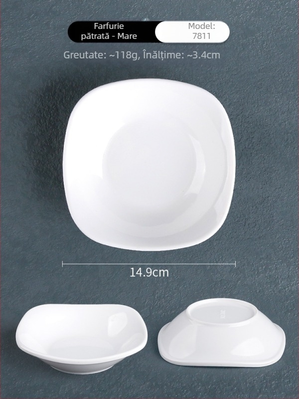 Farfurie rotundă pentru sosuri, material floare de mătase, model 69850, utilizare generală