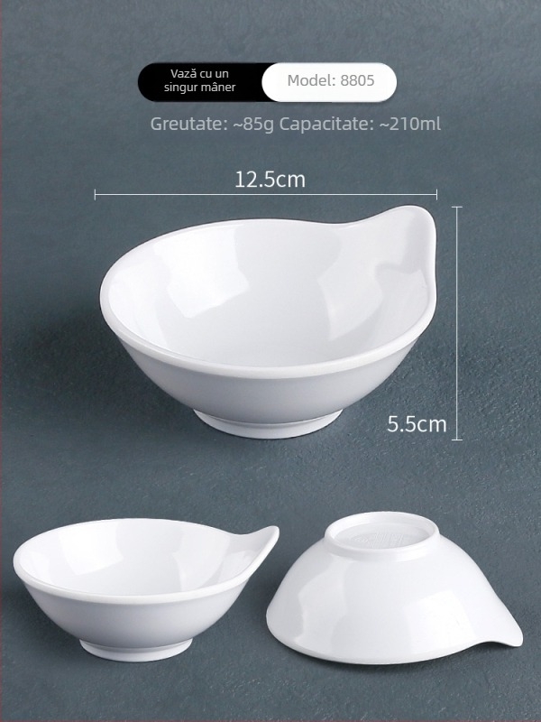 Farfurie rotundă pentru sosuri, material floare de mătase, model 69850, utilizare generală