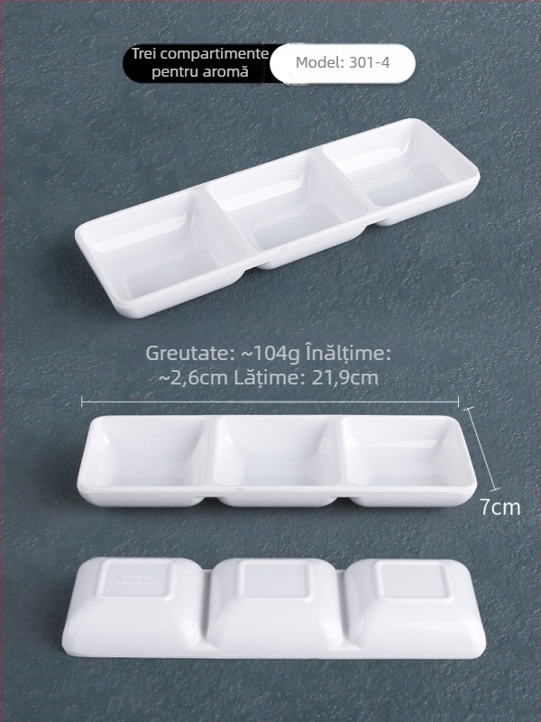 Farfurie rotundă pentru sosuri, material floare de mătase, model 69850, utilizare generală