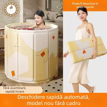 Găleată de baie pliabilă — din plastic, pliabil, pentru baie
