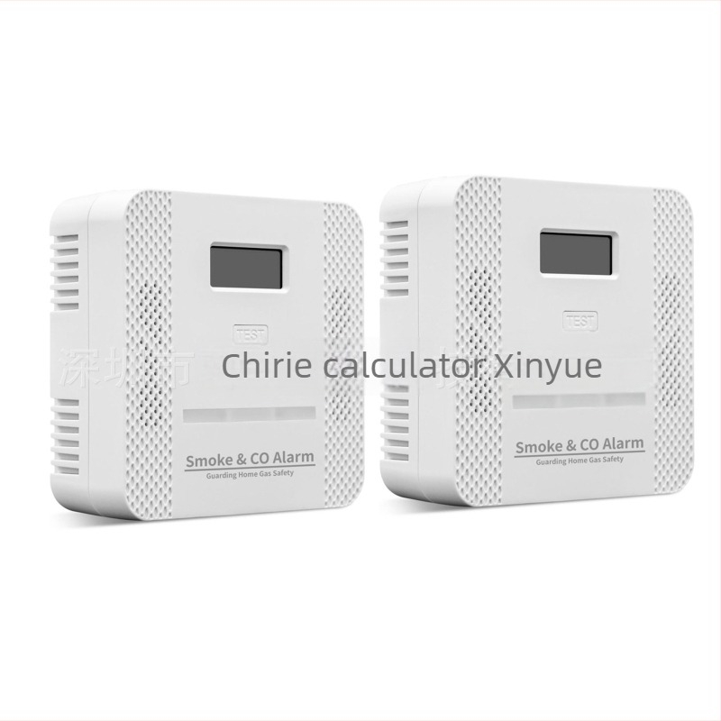 Detector CO și fum 2-in-1, wireless, detecție 360°, montaj pe tavan, model XY-S510COM