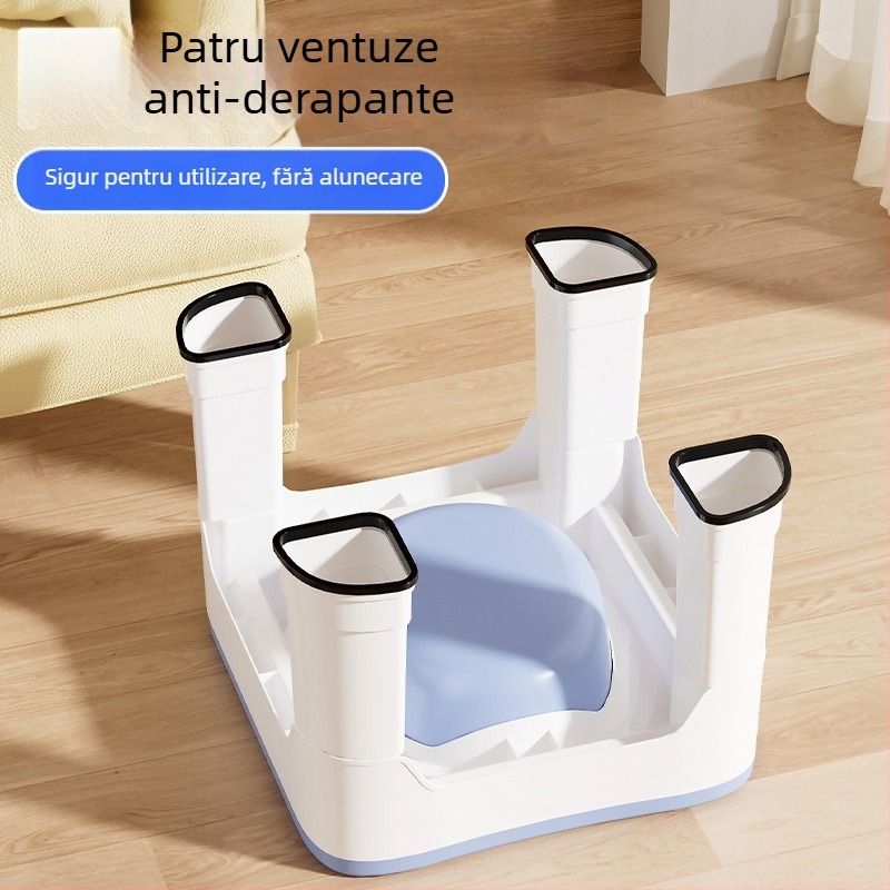 Basină de baie din plastic pentru hemoroizi și îngrijire a prostatei, cu design înălțat – aparat de scufundare fără aplecări pentru adulți