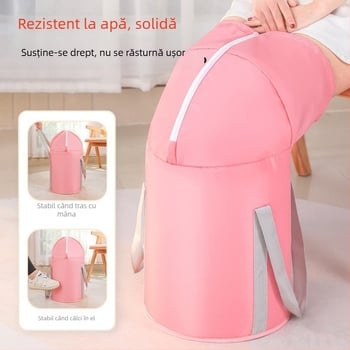 Thesonxuan vas pentru înmuierea picioarelor din poliester twill, stil butoi, pentru adulți