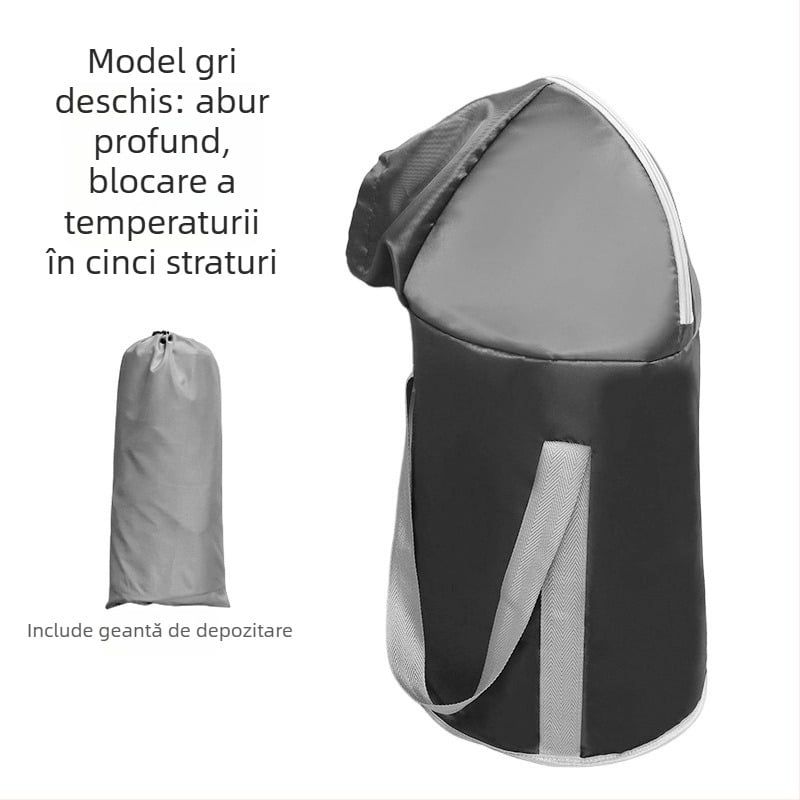 Thesonxuan vas pentru înmuierea picioarelor din poliester twill, stil butoi, pentru adulți