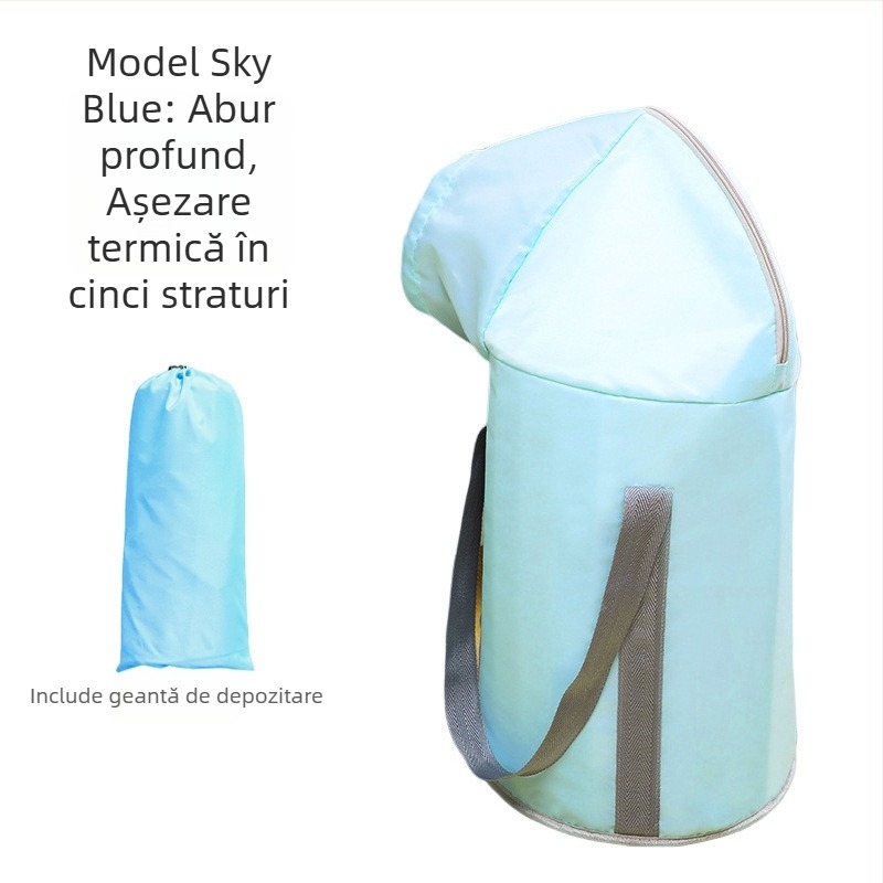 Thesonxuan vas pentru înmuierea picioarelor din poliester twill, stil butoi, pentru adulți