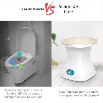 Set din plastic pentru baie șezând – Helping Kang, pentru adulți, pentru baie zilnică și îngrijire, stil: Altul