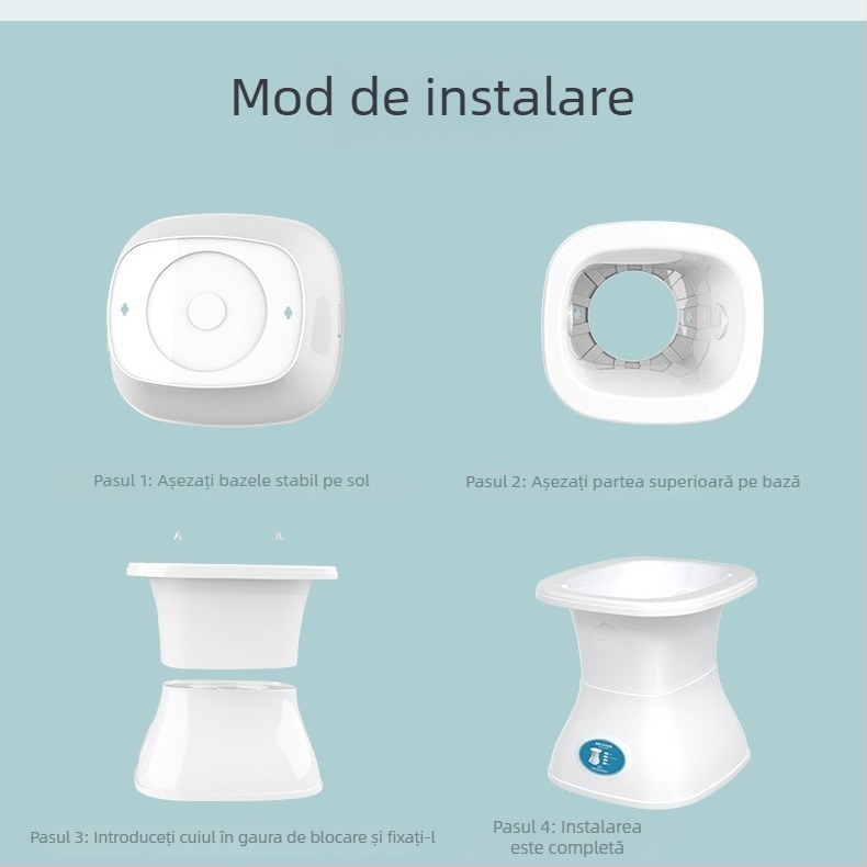 Set din plastic pentru baie șezând – Helping Kang, pentru adulți, pentru baie zilnică și îngrijire, stil: Altul