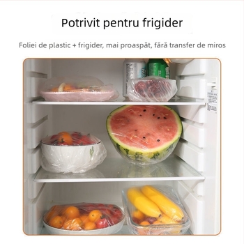 Capac pentru folie de conservare, de unică utilizare - uz casnic, PE, -60°C–140°C, 12+ buc.