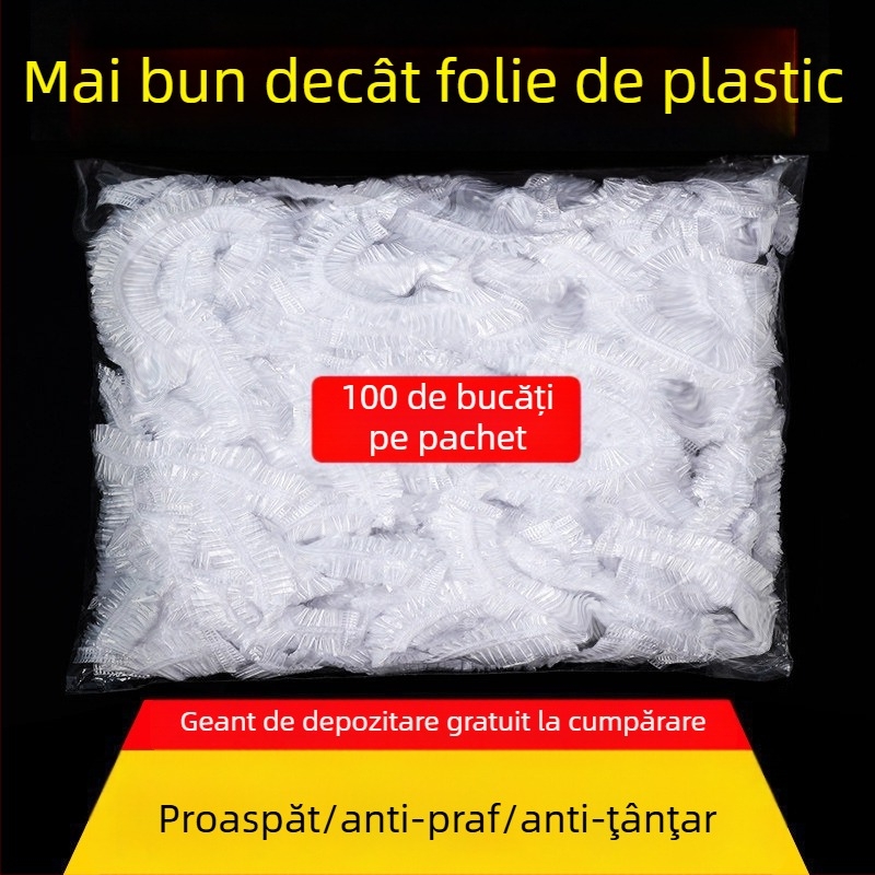 Capac pentru folie de conservare, de unică utilizare - uz casnic, PE, -60°C–140°C, 12+ buc.