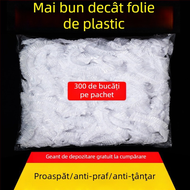 Capac pentru folie de conservare, de unică utilizare - uz casnic, PE, -60°C–140°C, 12+ buc.