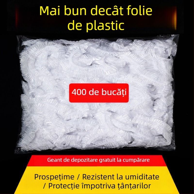 Capac pentru folie de conservare, de unică utilizare - uz casnic, PE, -60°C–140°C, 12+ buc.