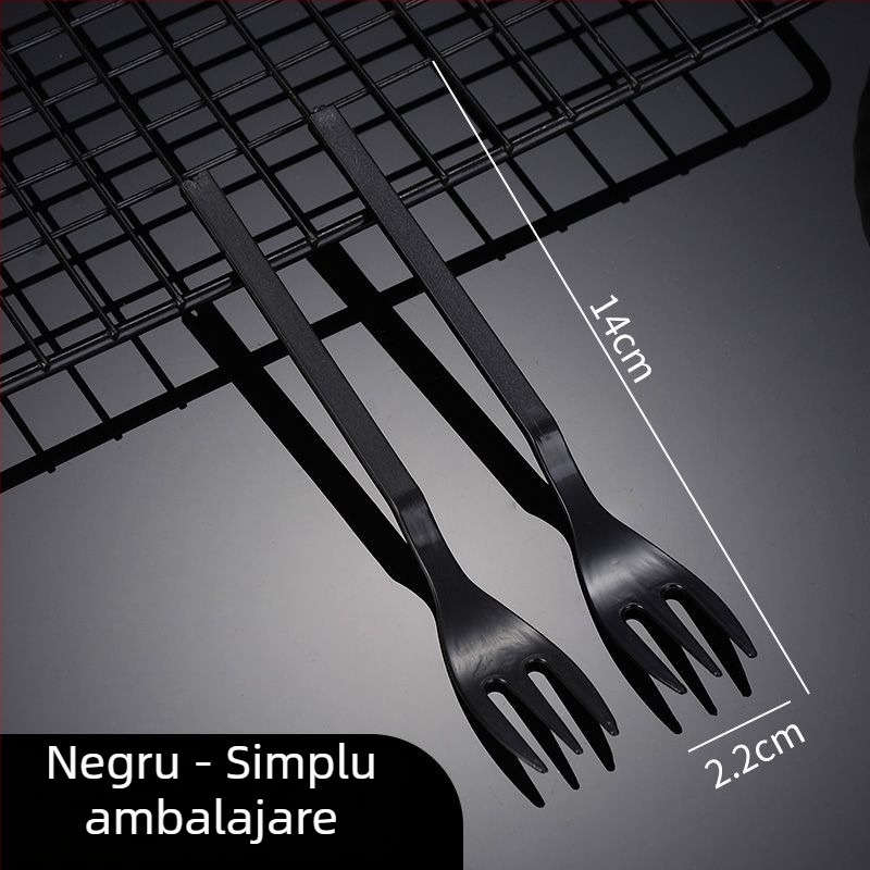 Furculiță pentru fructe, plastic, marcă Liheng, stil modern minimalist, imprimare logo disponibil