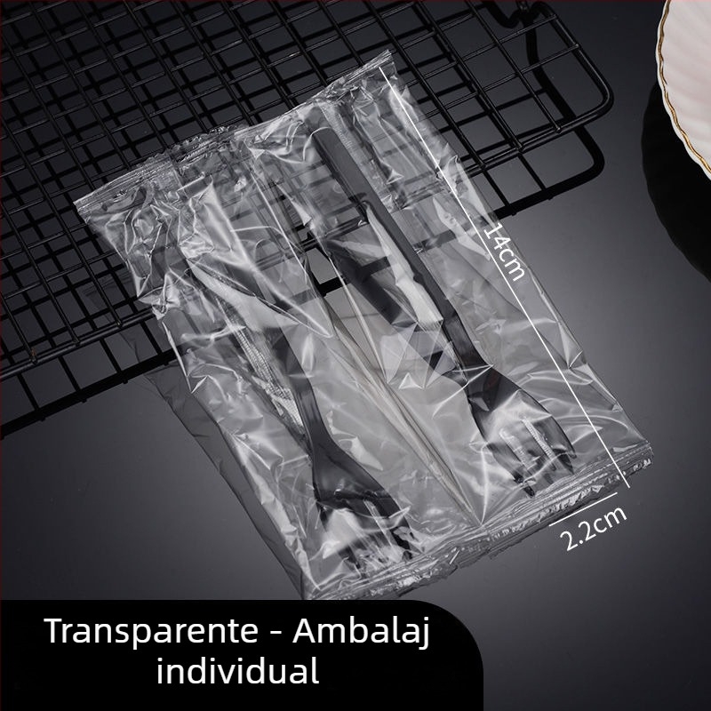 Furculiță pentru fructe, plastic, marcă Liheng, stil modern minimalist, imprimare logo disponibil