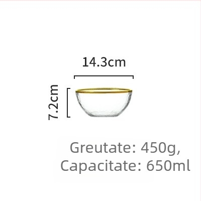 Set farfurii de cină din sticlă, formă rotundă, stil modern minimalist, personalizare cu logo