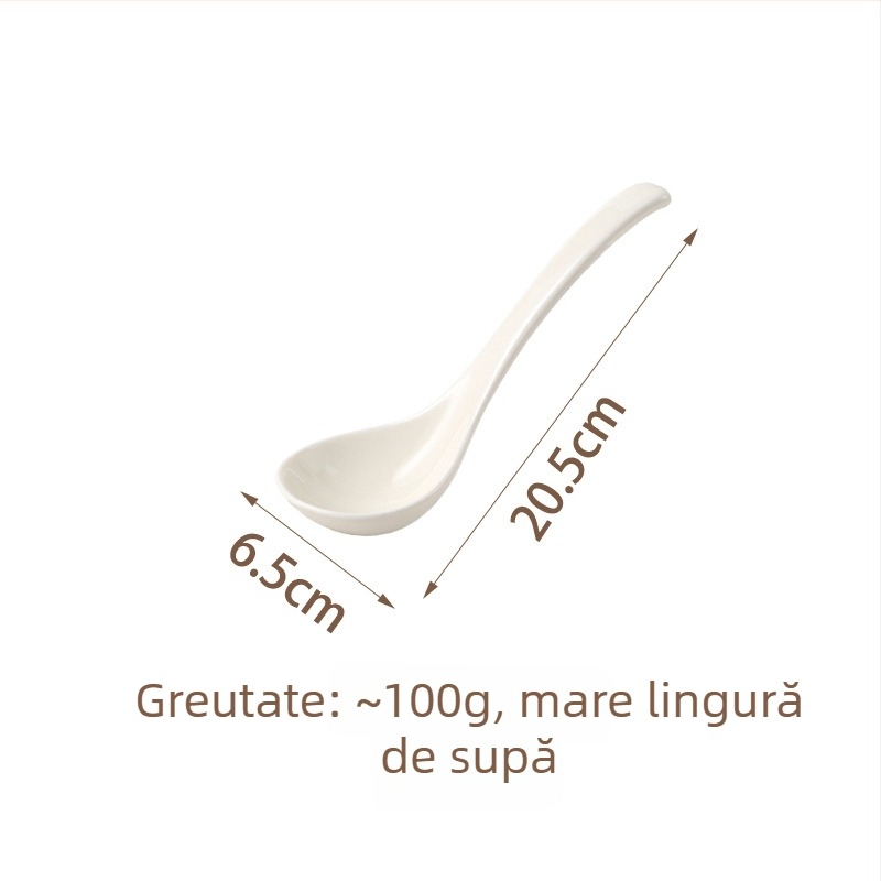 Set de veselă ceramică (boluri și farfurii) — design modern minimalist, culoare solidă cu luciu glazurat, sigur pentru microunde, personalizare disponibilă