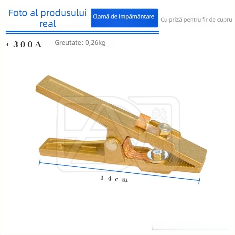 Clema de pământ pentru sudură, din cupru, 300–500 A, Xinye