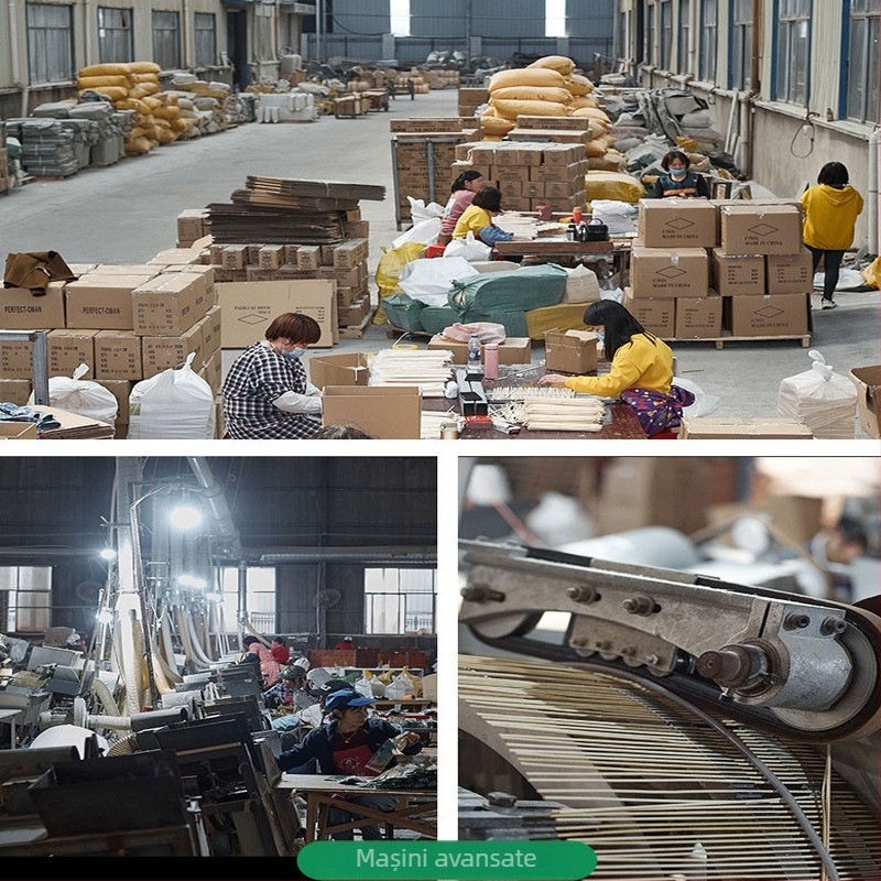 Bețișoare de unică folosință din bambus, carbonizate, ambalare individuală, 50 perechi pe pachet, imprimare logo disponibilă