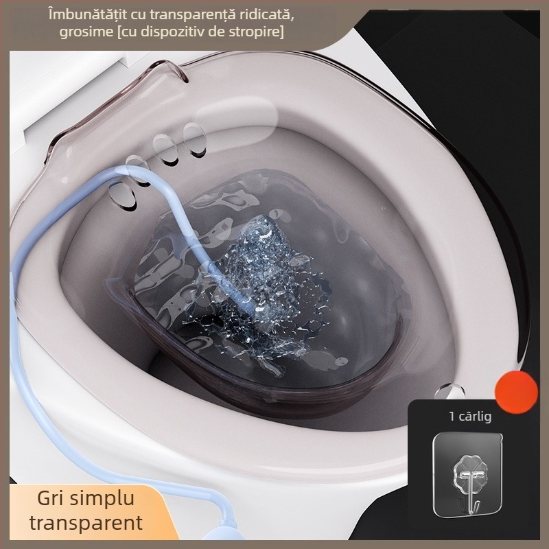 Bidet de șezut PET pentru femei, bazin antibacterian pentru hemoroizi și sarcină, spălarea posteriorului, cod produs 45512