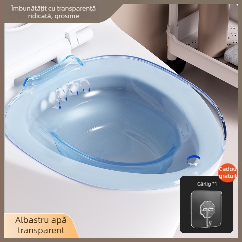 Bidet de șezut PET pentru femei, bazin antibacterian pentru hemoroizi și sarcină, spălarea posteriorului, cod produs 45512