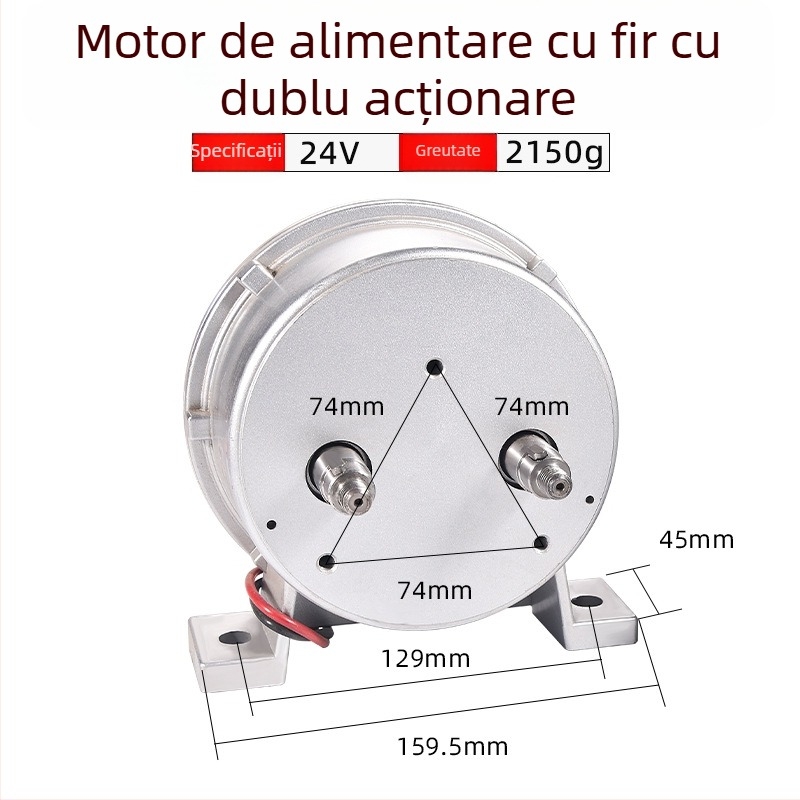 Motor de alimentare cu sârmă pentru sudură - cu acționare simplă sau dublă, direcție stânga-dreapta, seria Wire Feeder Motor, marca Ouhu