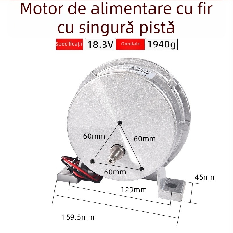 Motor de alimentare cu sârmă pentru sudură - cu acționare simplă sau dublă, direcție stânga-dreapta, seria Wire Feeder Motor, marca Ouhu