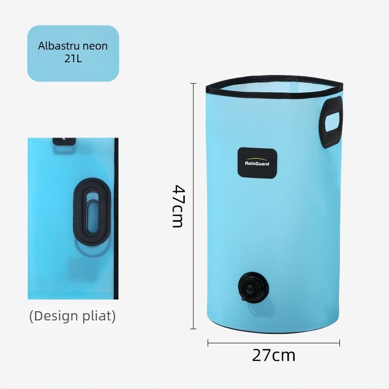 Găleată pliabilă pentru baie la picioare, PVC, Rain Guard, pentru adulți