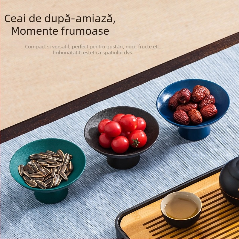 Farfurie de fructe din porțelan, stil retro, Cheng Xi, lansată în 2024