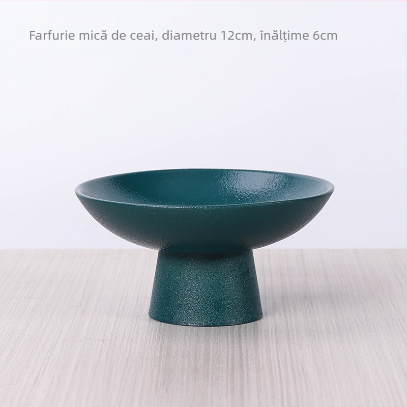 Farfurie de fructe din porțelan, stil retro, Cheng Xi, lansată în 2024