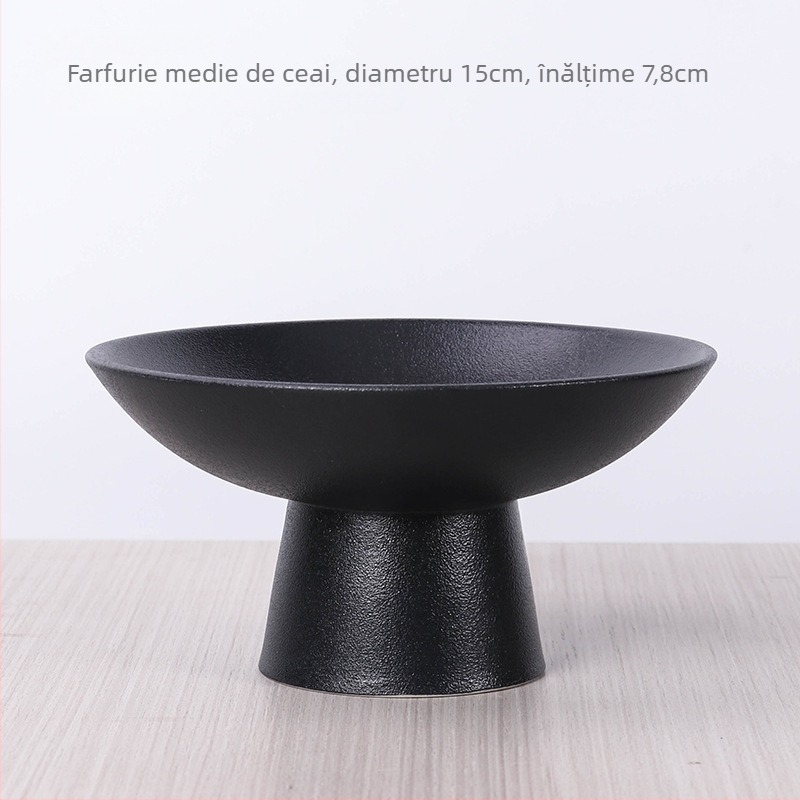 Farfurie de fructe din porțelan, stil retro, Cheng Xi, lansată în 2024