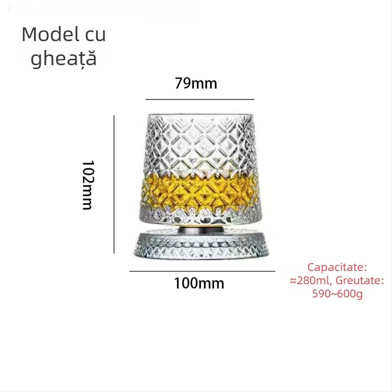 Ceașcă de sticlă, cilindrică, cu un singur strat, capac pentru băut direct, imprimare logo disponibilă