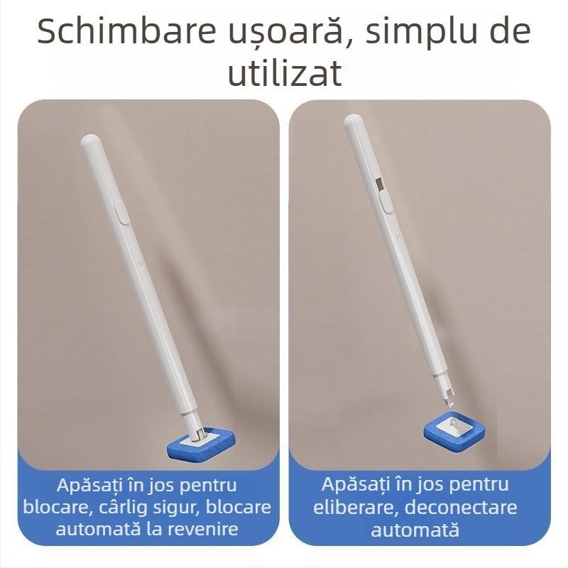 Set de perie pentru WC, de unică folosinţă, cu suport montat pe perete, pentru baie, curățare în colțuri dificile, din plastic