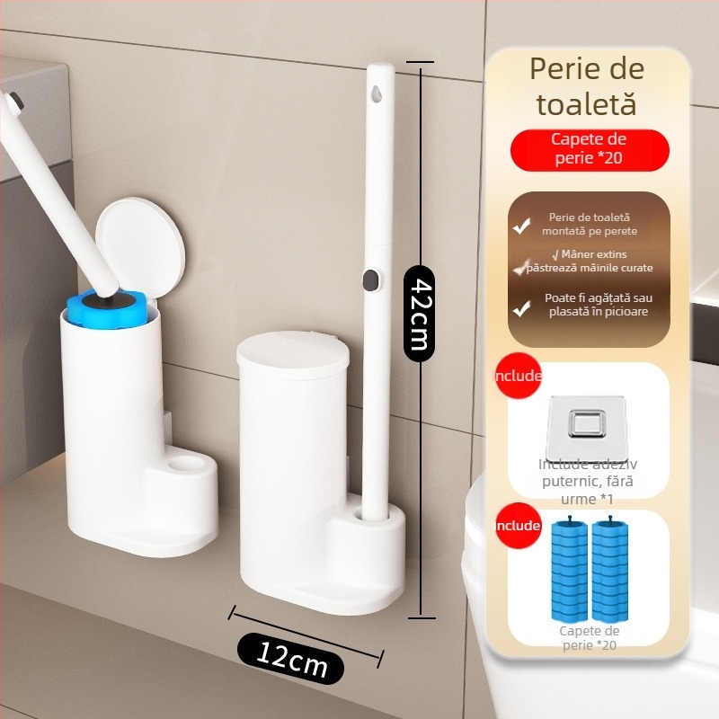 Capăt de înlocuire pentru periuța de toaletă – material burete, pentru băi casnice și cămine