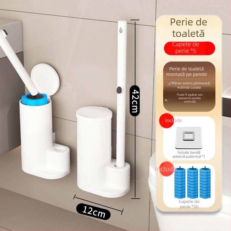 Capăt de înlocuire pentru periuța de toaletă – material burete, pentru băi casnice și cămine