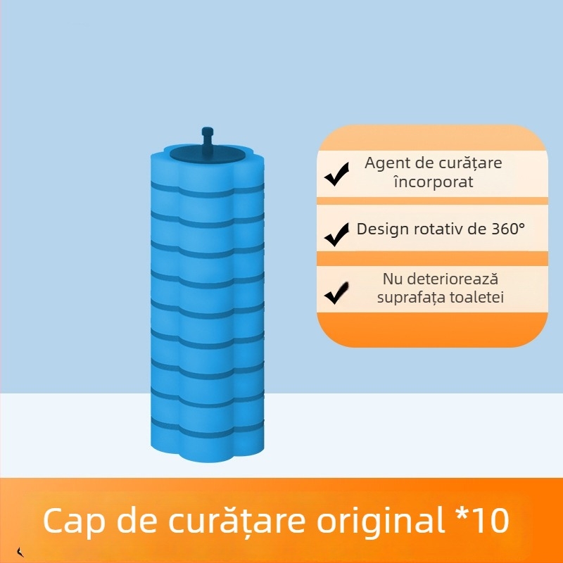 Capăt de înlocuire pentru periuța de toaletă – material burete, pentru băi casnice și cămine