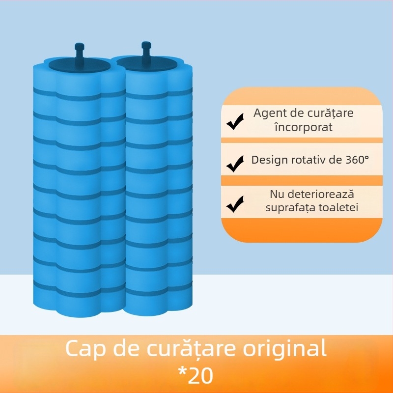 Capăt de înlocuire pentru periuța de toaletă – material burete, pentru băi casnice și cămine