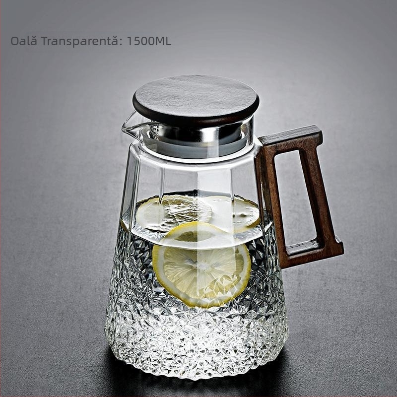 Independent fierbător de apă din sticlă, stil modern minimalist, personalizare logo disponibil