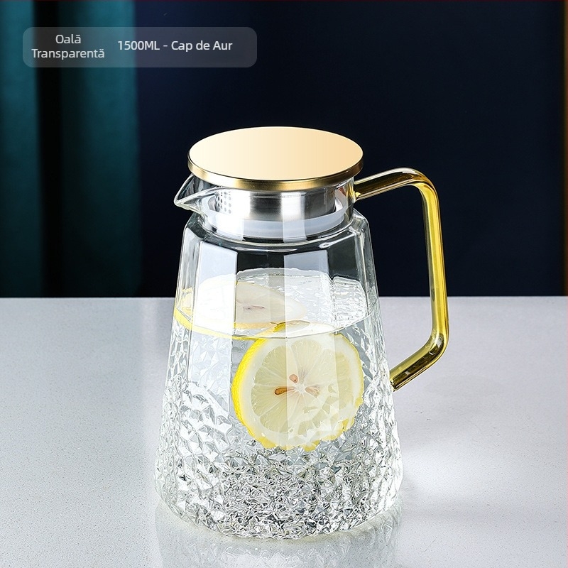 Independent fierbător de apă din sticlă, stil modern minimalist, personalizare logo disponibil