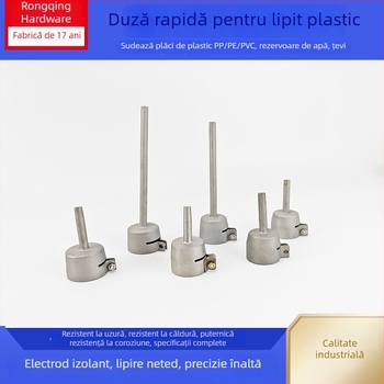 Duza lungă din oțel inoxidabil pentru pistol de sudură cu aer cald pentru plastic, compatibilă cu WP9/20/25/17/18/26, Rongqing hardware