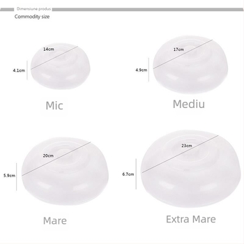 Set de 4 capace din sticlă pentru frigider și cuptor cu microunde, Brand Unique, Neimportat, Stil Simplu