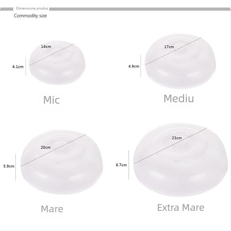 Set de 4 capace din sticlă pentru frigider și cuptor cu microunde, Brand Unique, Neimportat, Stil Simplu
