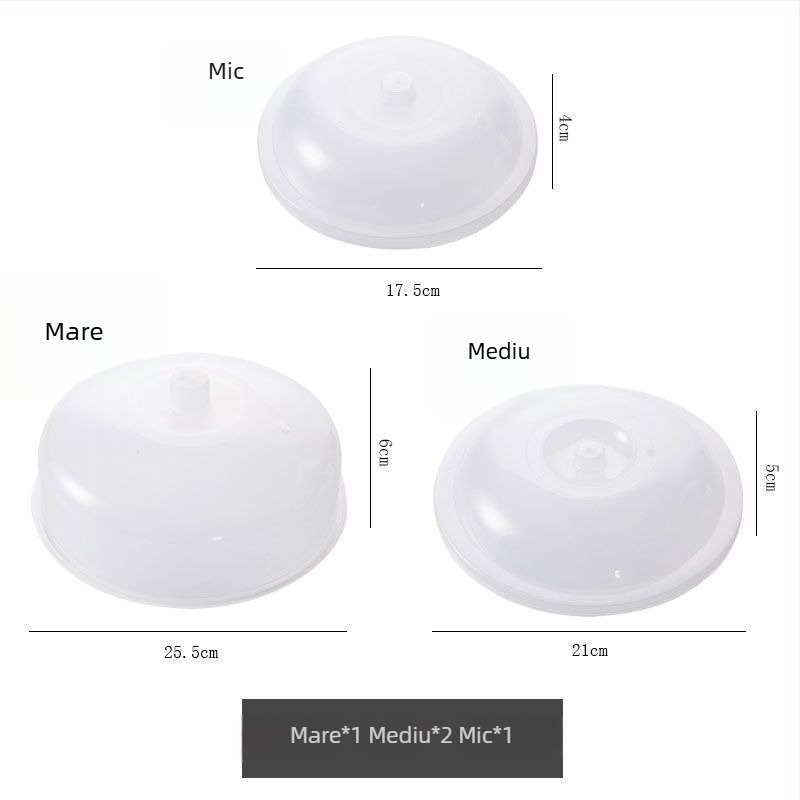 Set de 4 capace din sticlă pentru frigider și cuptor cu microunde, Brand Unique, Neimportat, Stil Simplu