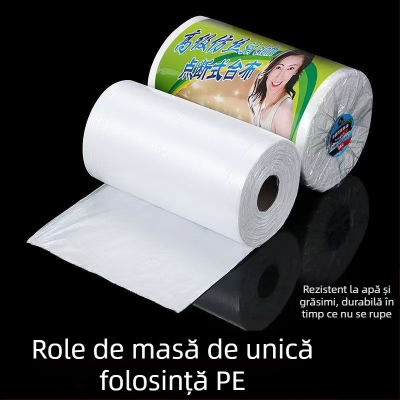 Kangwei față de masă de unică folosință din plastic, pătrată, întărită, impermeabilă și rezistentă la ulei, grosime 4