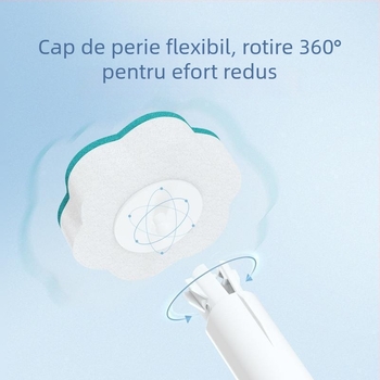 Perie de toaletă de unică folosință pentru baie, curățare în colțuri (Perii din plastic)