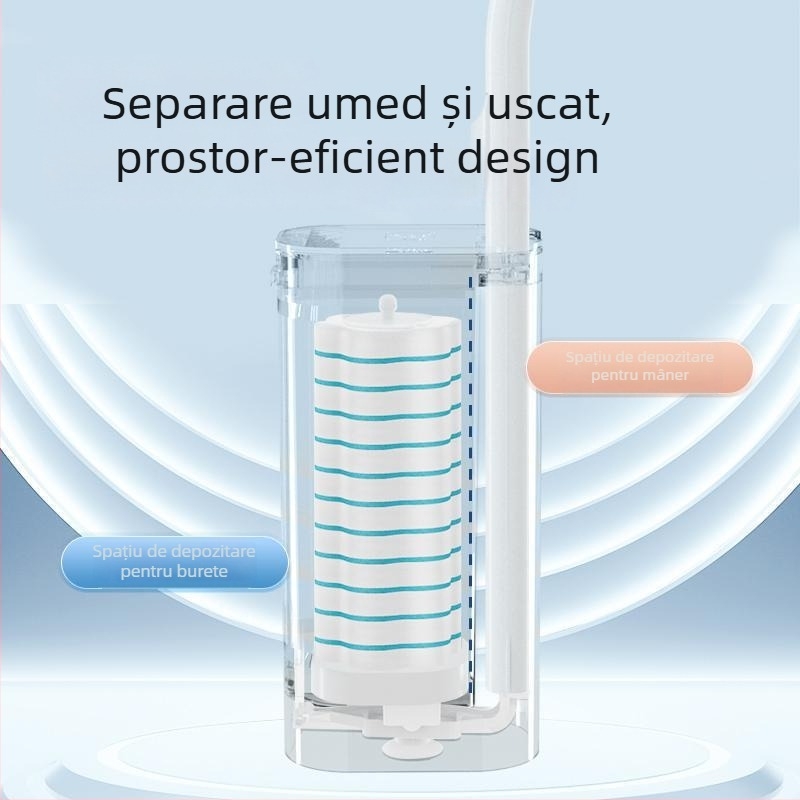 Perie de toaletă de unică folosință pentru baie, curățare în colțuri (Perii din plastic)